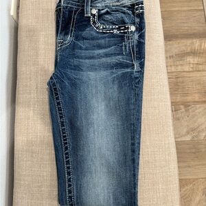 Miss Me Dark Blue Flare Jeans